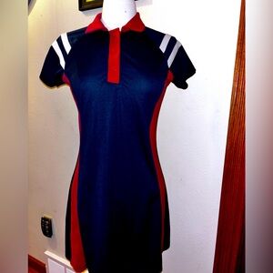 Ray & Josh vintage athletic leisure red, white, blue dress size 6/8